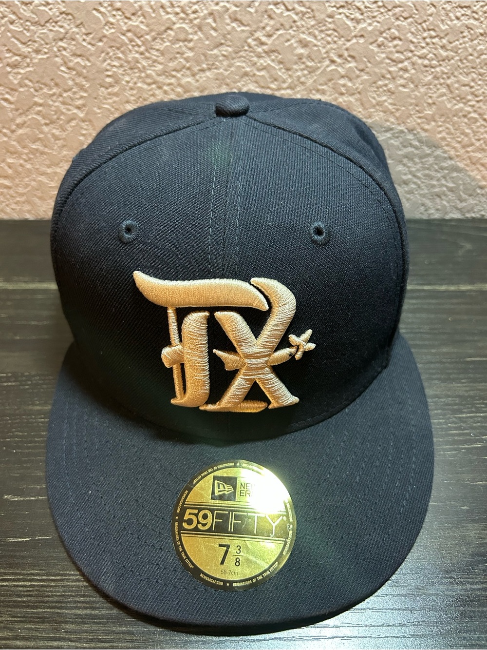 Texas Rangers City Connect hat New Era 59fifty MLB World Series sz 7 3/8